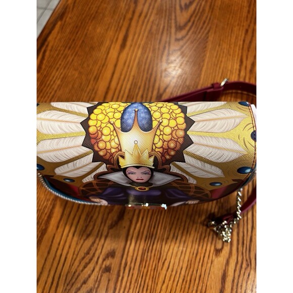 Loungefly Disney Crossbody Bag Snow White Evil Queen Throne Heart Box Cosplay - Picture 7 of 16